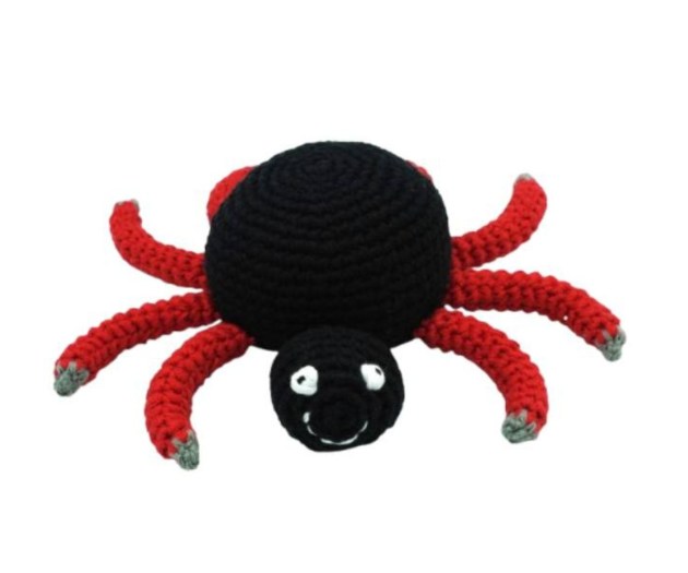 fair trade spider baby rattle website